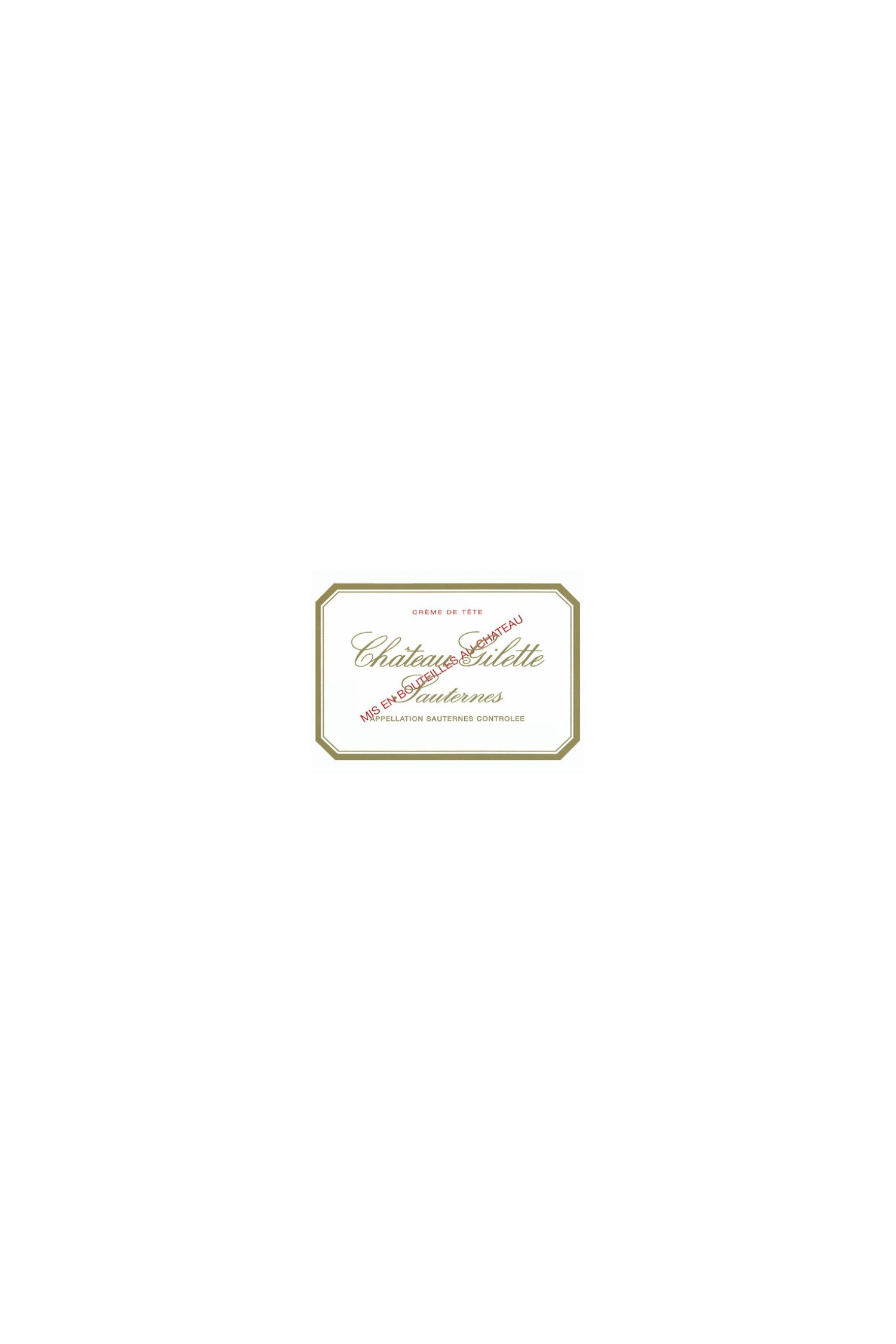 Château Gilette Crème De Tête 1947, Sauternes