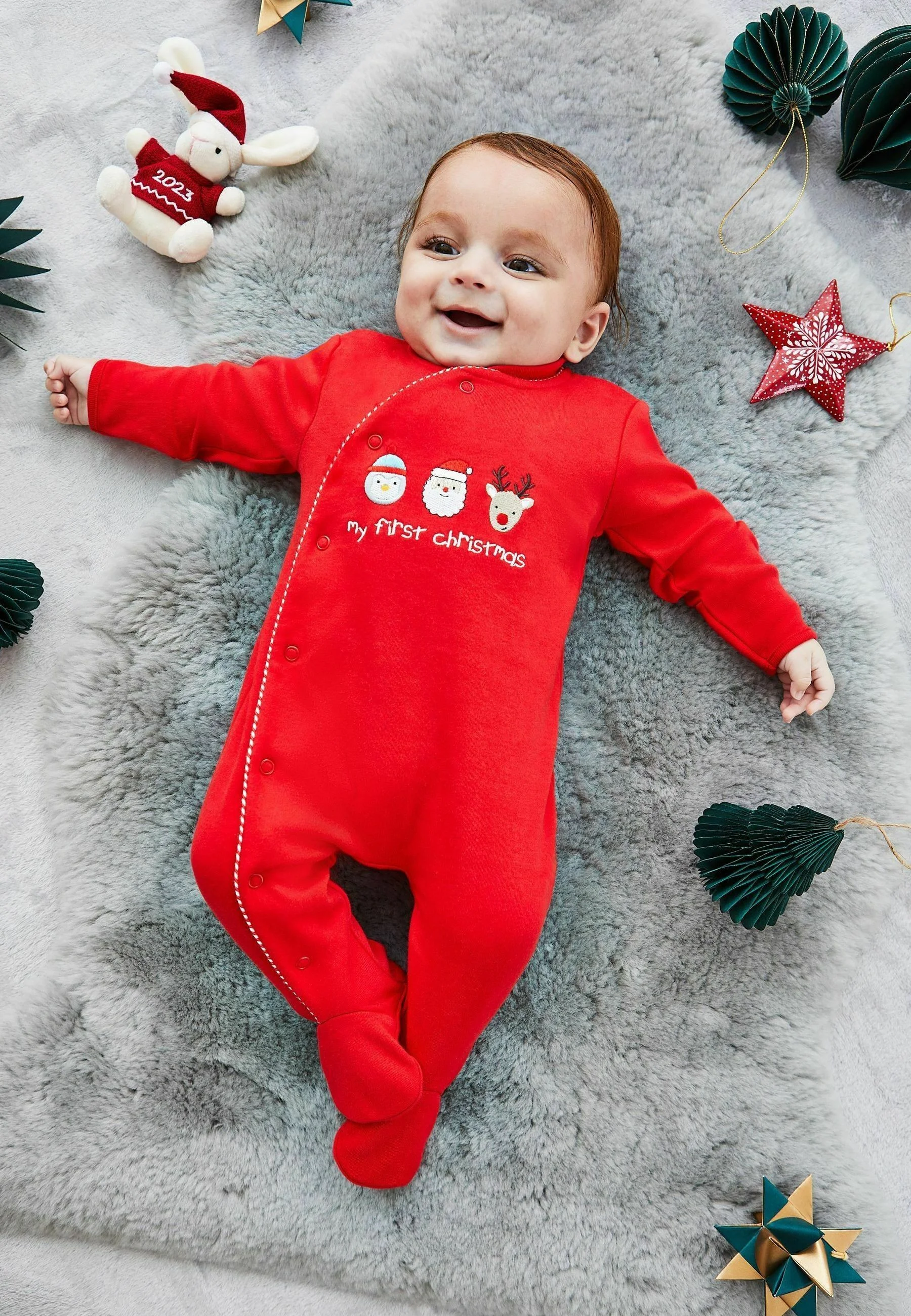 JoJo Maman Bébé MI PRIMERA NAVIDAD - Mono