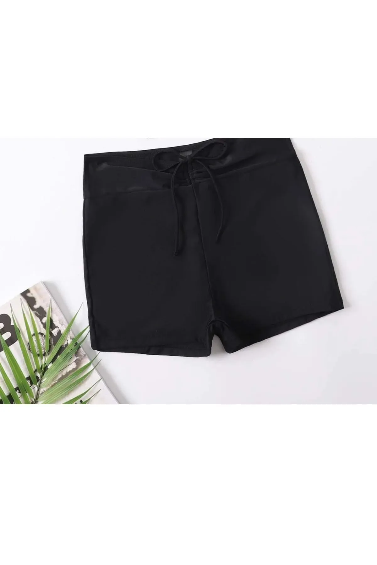 Angelsin  Vorne verstellbare Badeshorts mit Kordelzug