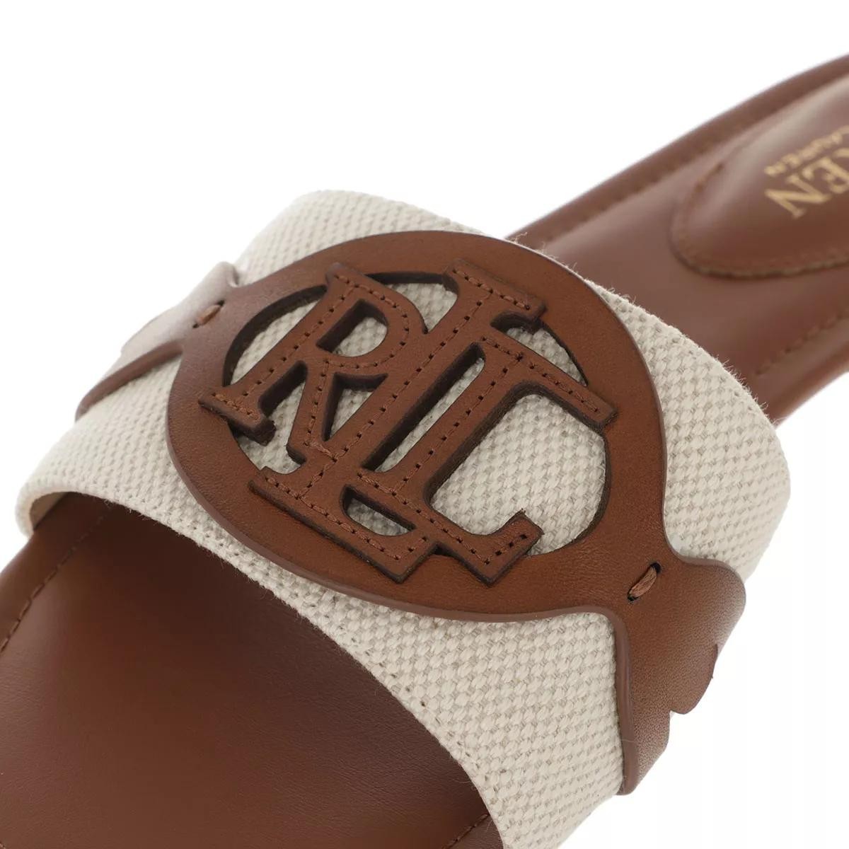 RALPH LAUREN Pantoletten braun Slide