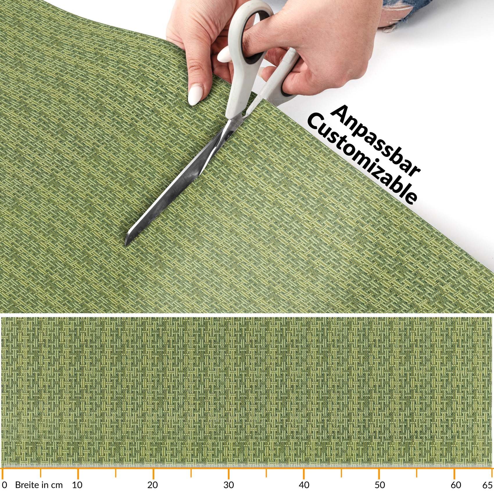 Küchenläufer Küchenläufer Läufer Küchenteppich Teppich Textil ITACA Streifen Robus, ANRO, Rechteckig, Höhe: 3 mm, Textil