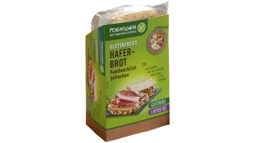 Poensgen Haferbrot Glutenfrei 400 g