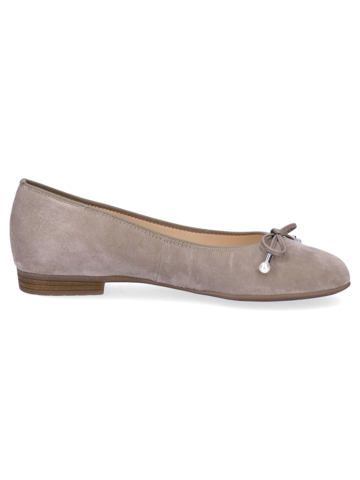 ara Ballerina in taupe Samt günstig kaufen