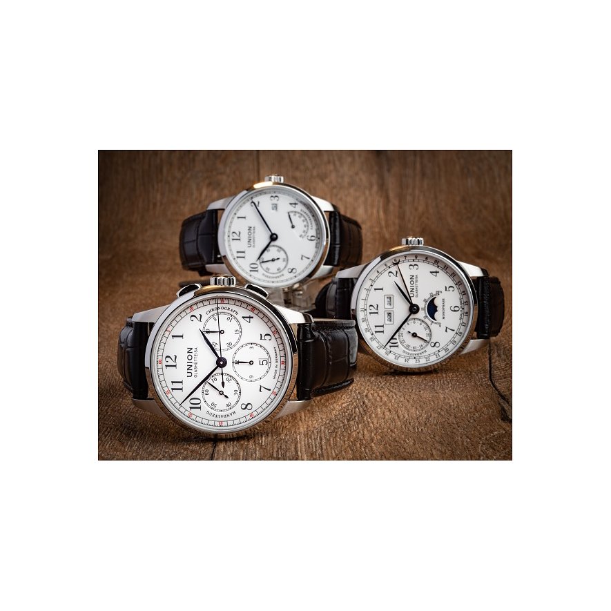 Union Glashütte Chronograph 1893 Johannes Dürrstein Edition Mondphase