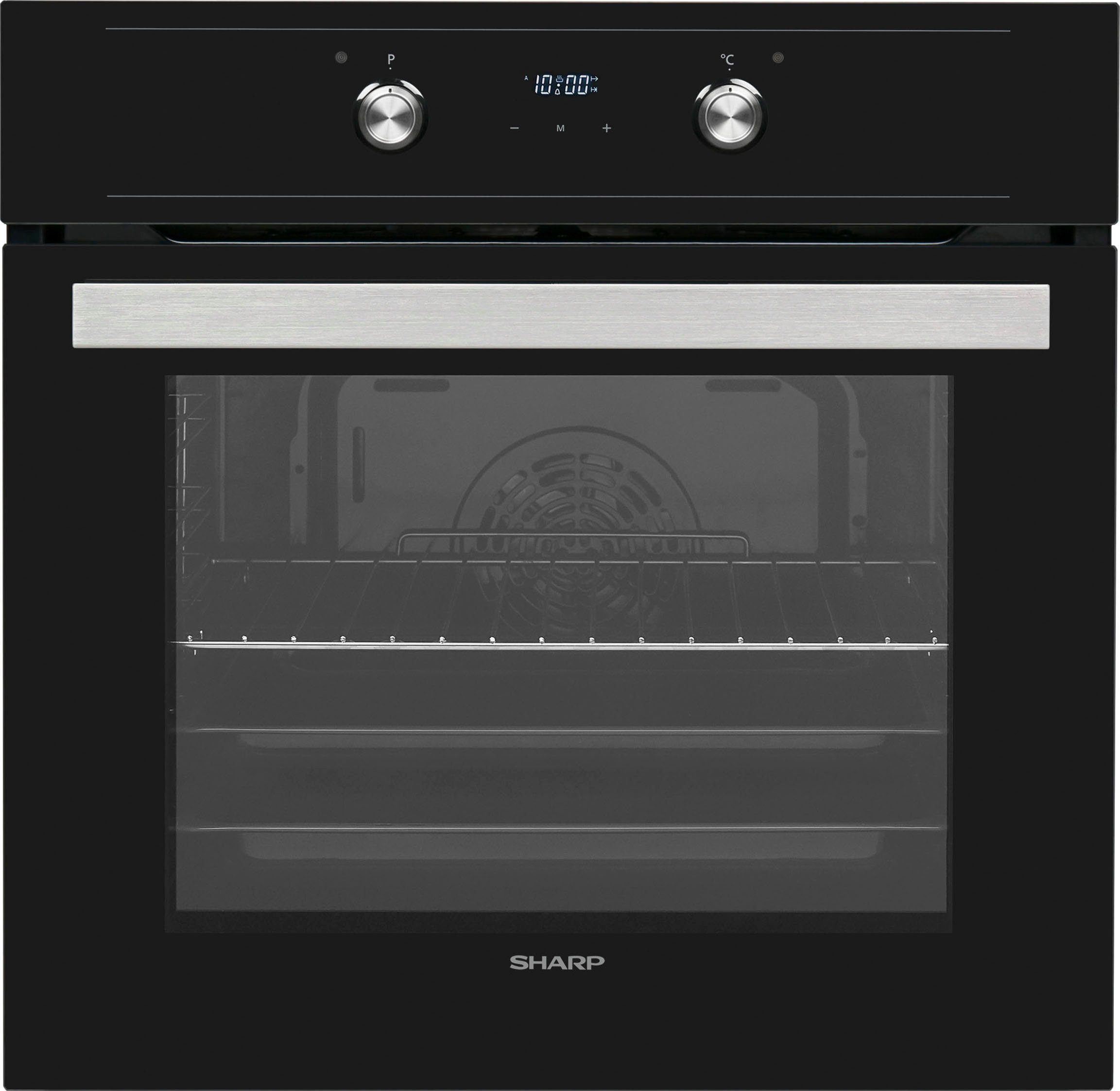 Sharp Einbaubackofen K-60DX19BM0-EU, mit 1-fach-Teleskopauszug