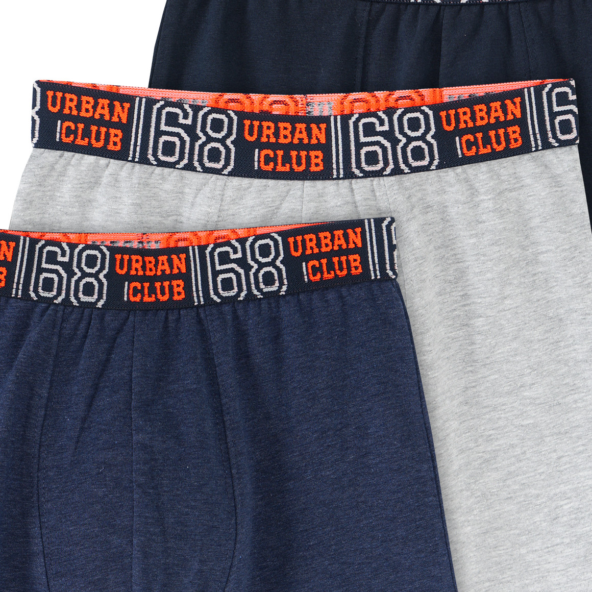 3 Jungen Boxer in verschiedenen Farben