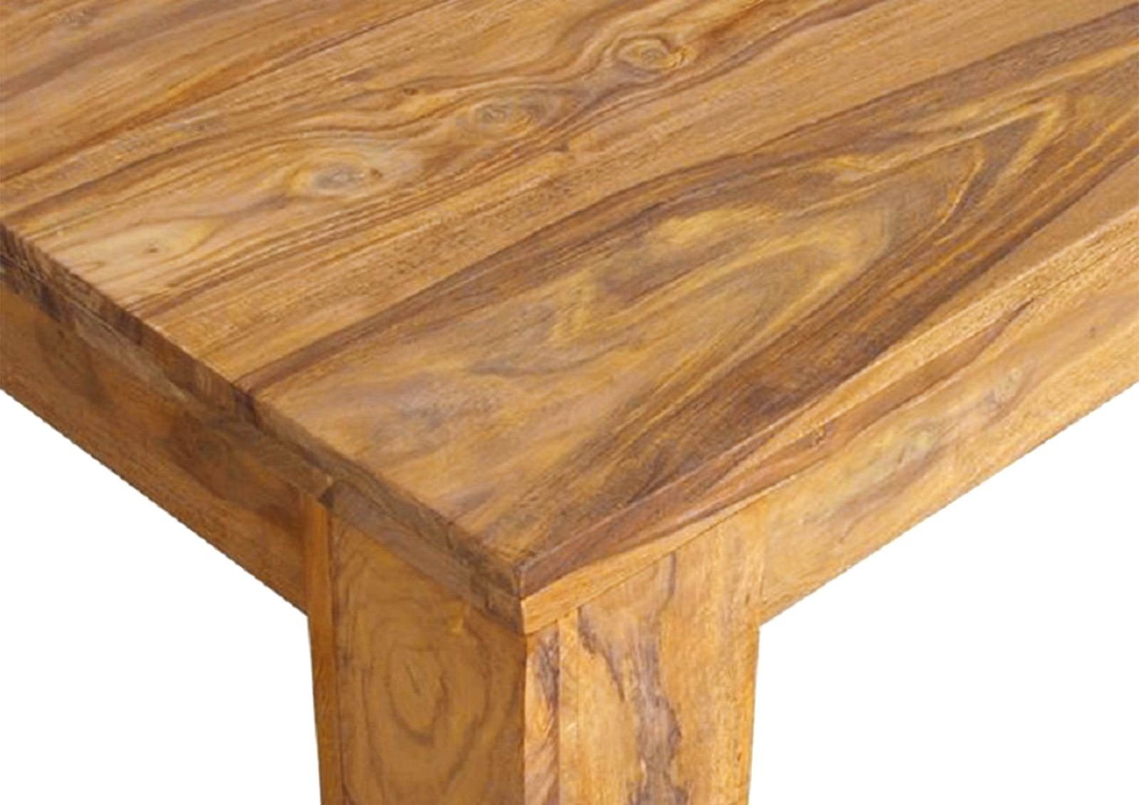 Massivmoebel24 Esstisch Esstisch Sheesham 260x100x76 braun geölt NATURE BROWN #829