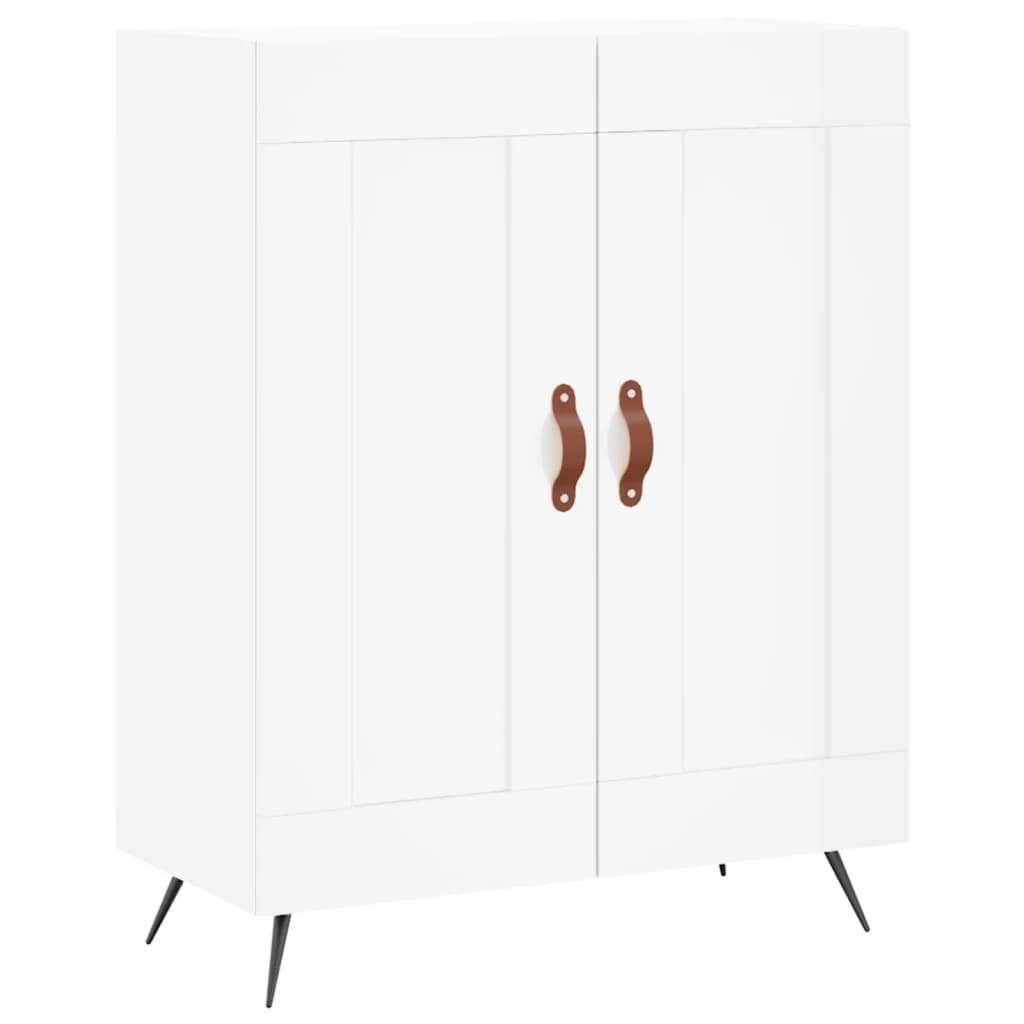 vidaXL Sideboard Sideboard Hochglanz-Weiß 69,5x34x90 cm Holzwerkstoff (1 St)