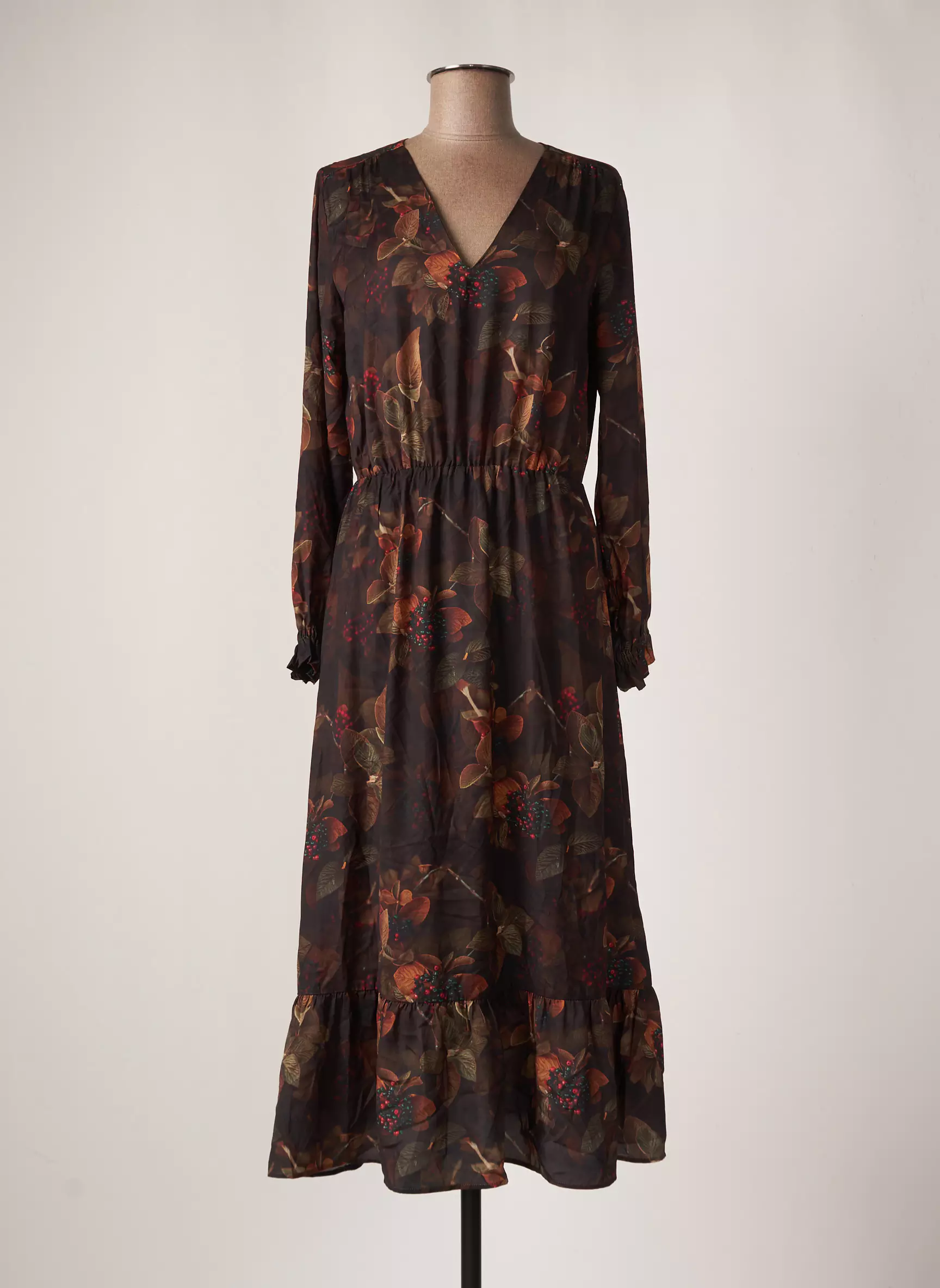 Mexx Robes Longues Femme couleur vert
