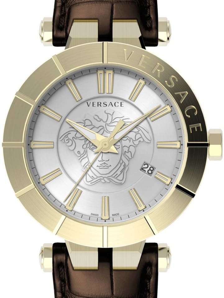 Versace Schweizer Uhr V-Race Restyling in braun günstig kaufen onesize