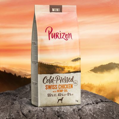 Purizon Kaltgepresst Mini Schweizer Poulet mit Hanföl