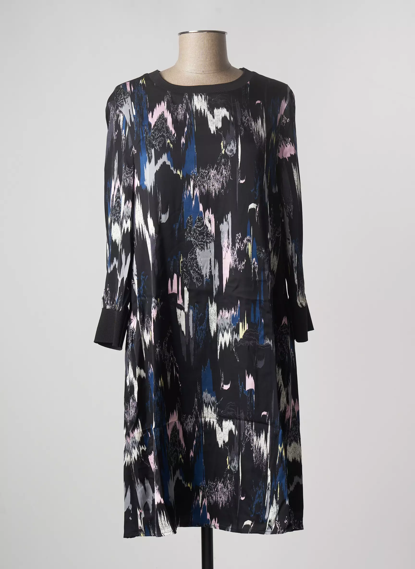S Oliver Robes Mi Longues Femme couleur noir