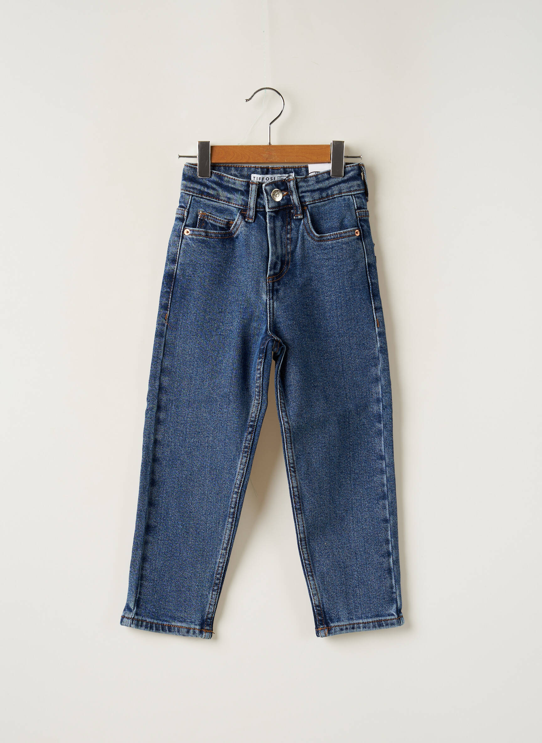 Tiffosi Jean Mom Fille couleur bleu