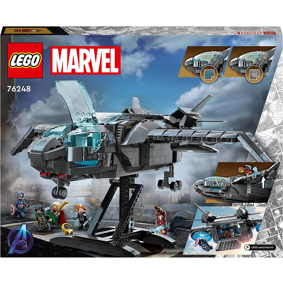 LEGO® Marvel Super Heroes™ 76248 Der Quinjet der Avengers