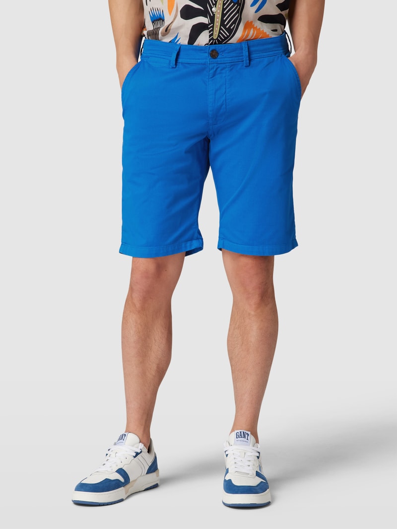 Bermudas mit französischen Eingrifftaschen in royalblau