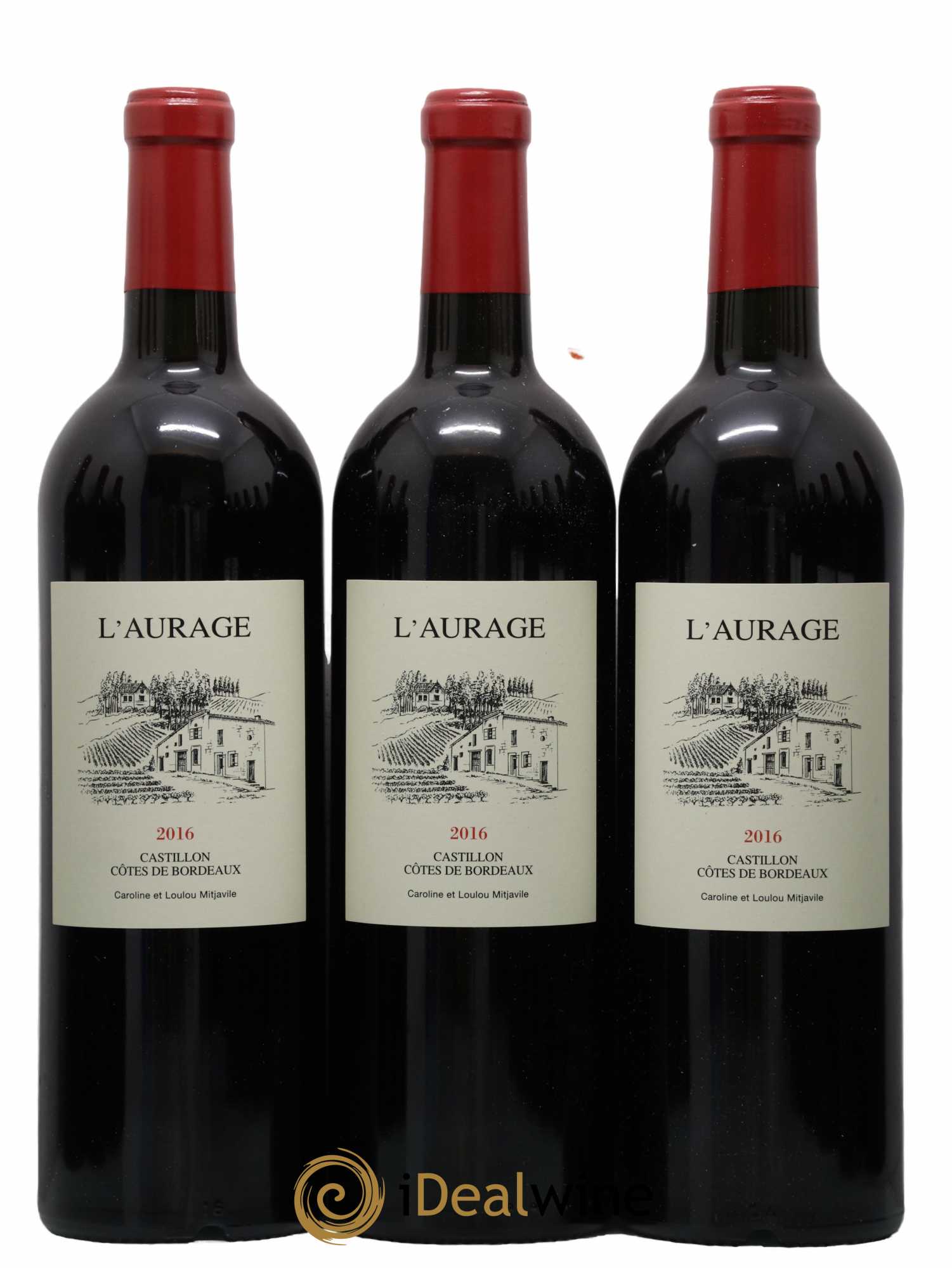 L'Aurage  2016 - Lot de 12 Bouteilles