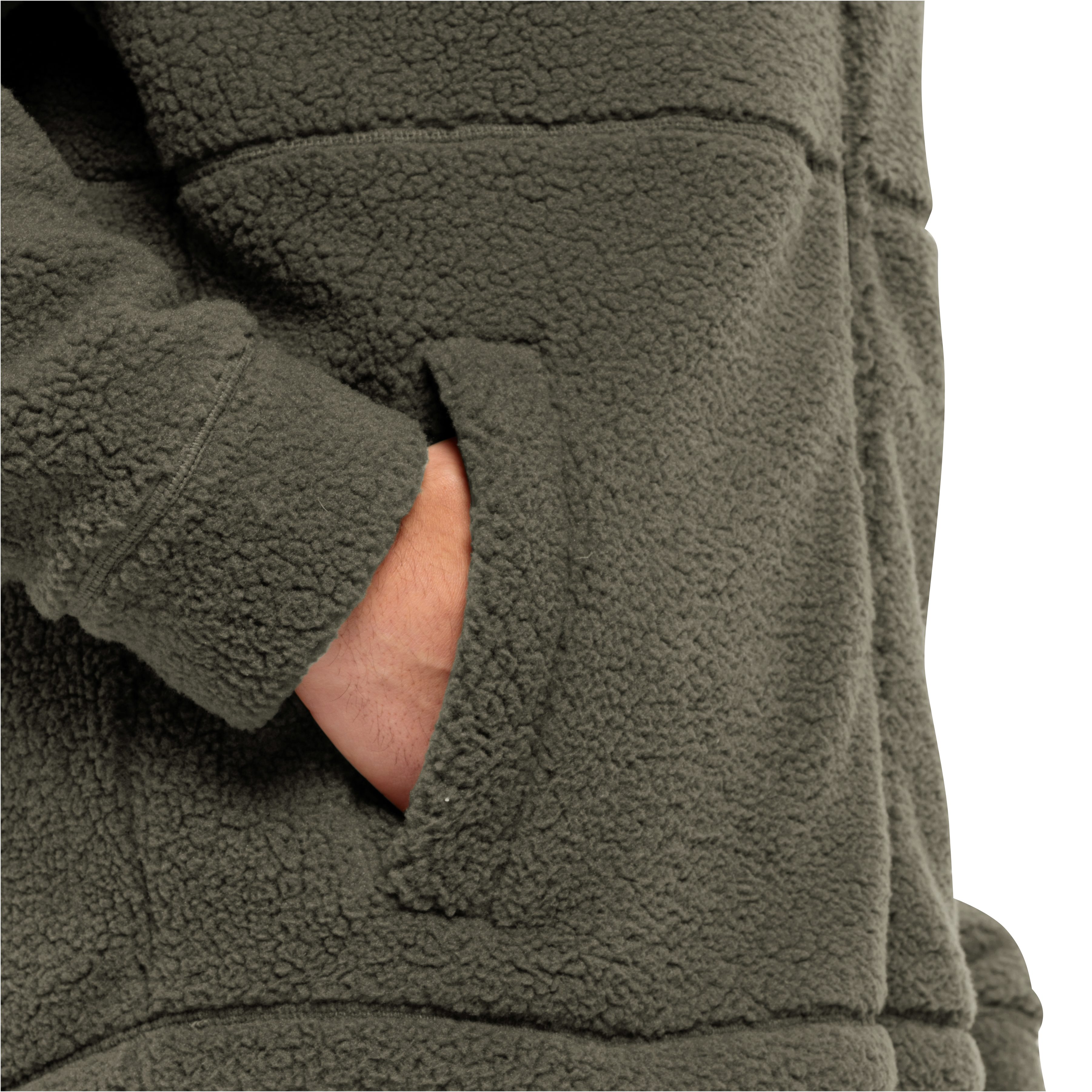 Jack Wolfskin Fleecejacke FELSLICHT JKT M Leichte, warme Sherpa Fleecejacke