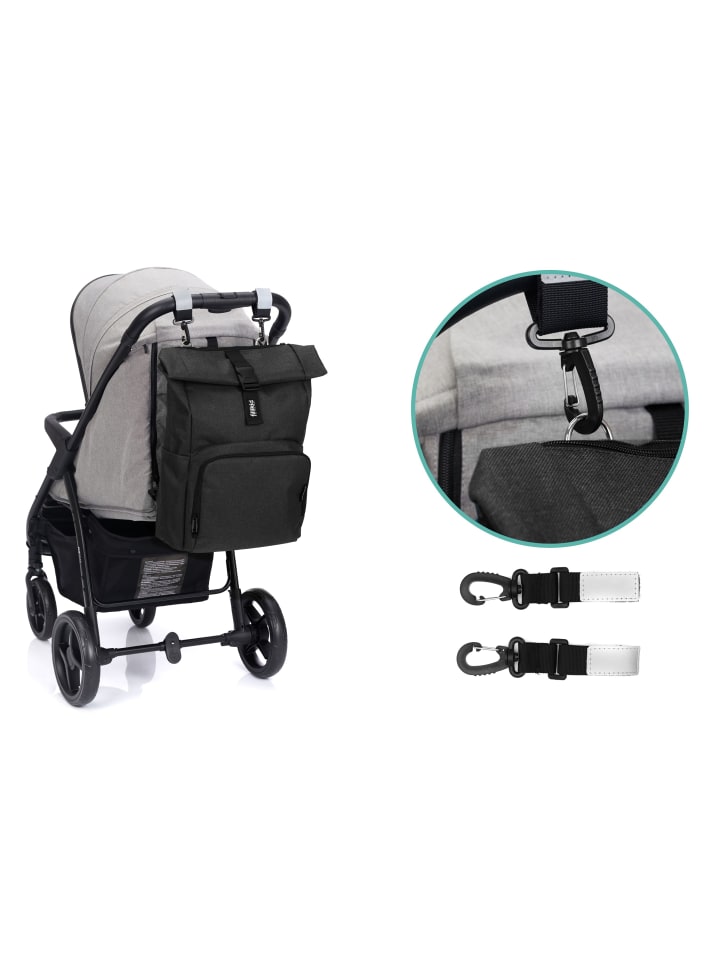 fillikid Wickelrucksack Dublin Exclusiv in Schwarz günstig kaufen onesize
