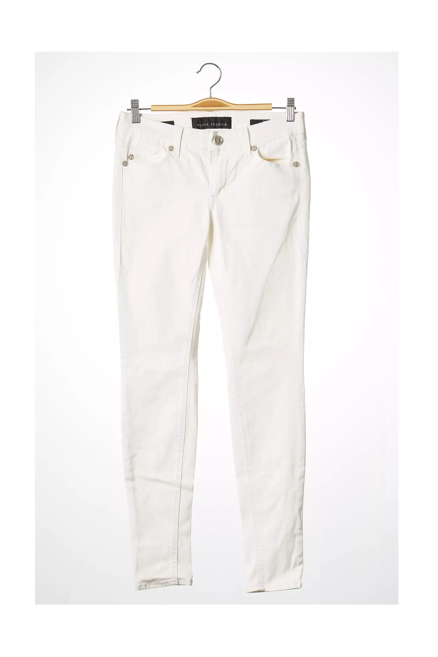 Affliction Pantalons Slim Femme couleur blanc