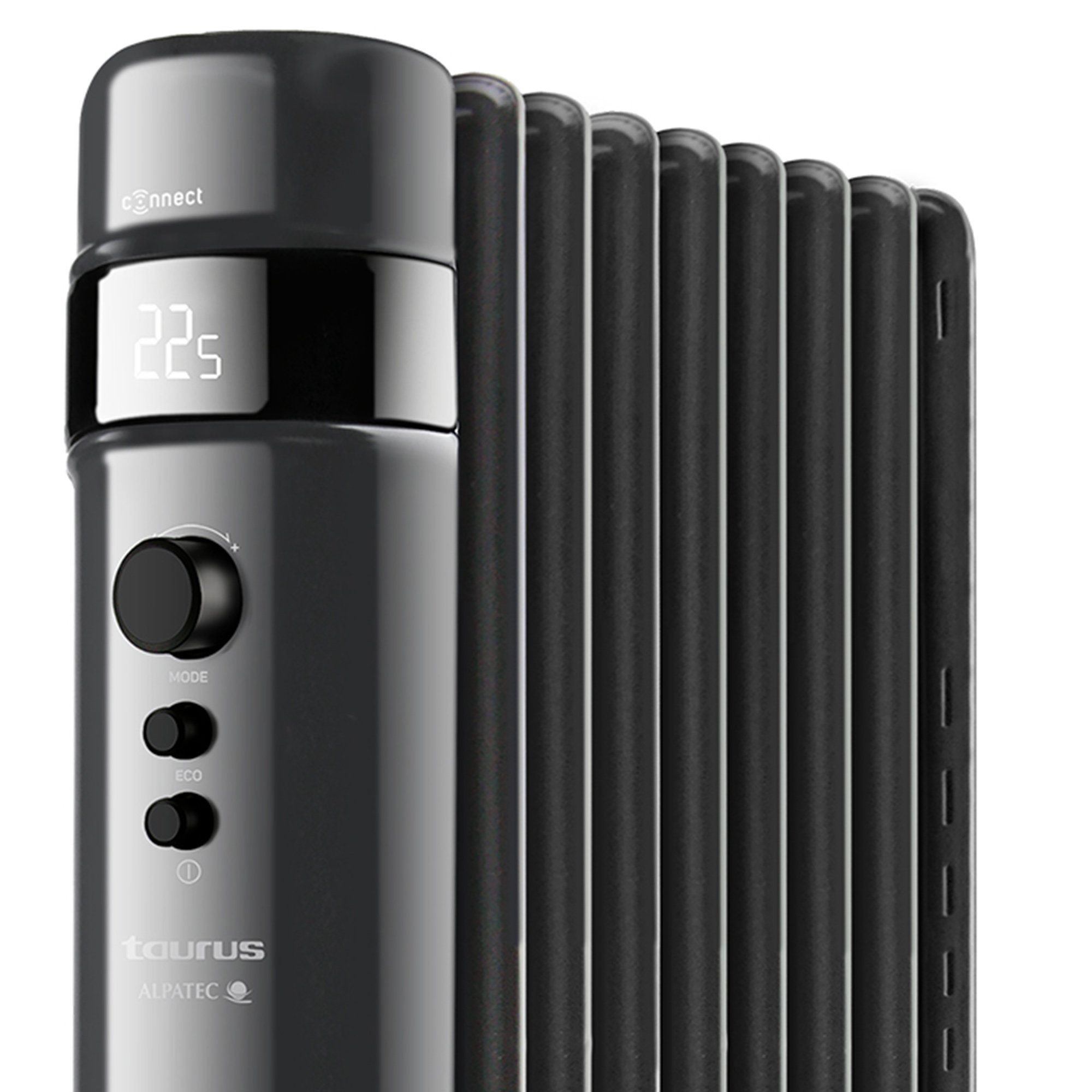 Taurus Ölradiator AGADIR CONNECT 2000, 2000 W, WIFI-App-Steuerung, Sprachsteuerung über Alexa und Google
