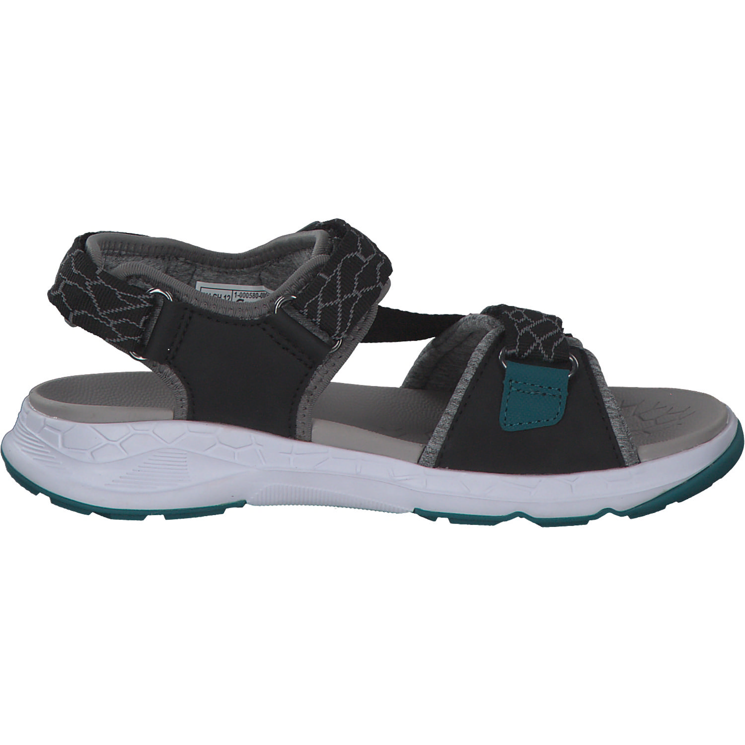 Superfit 00580, Sandalen (Kinder), Kinder, Schwarz