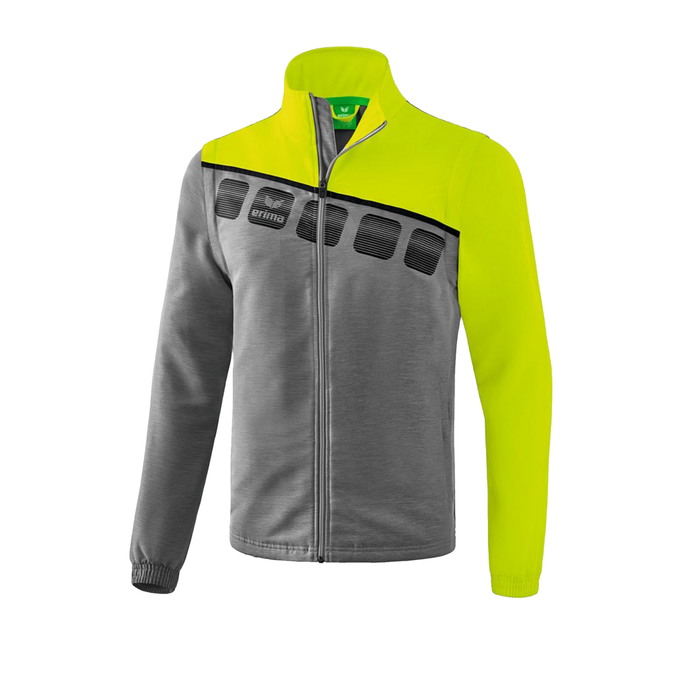Erima 5-C Jacke mit abnehmbaren Ärmeln Grau Grün