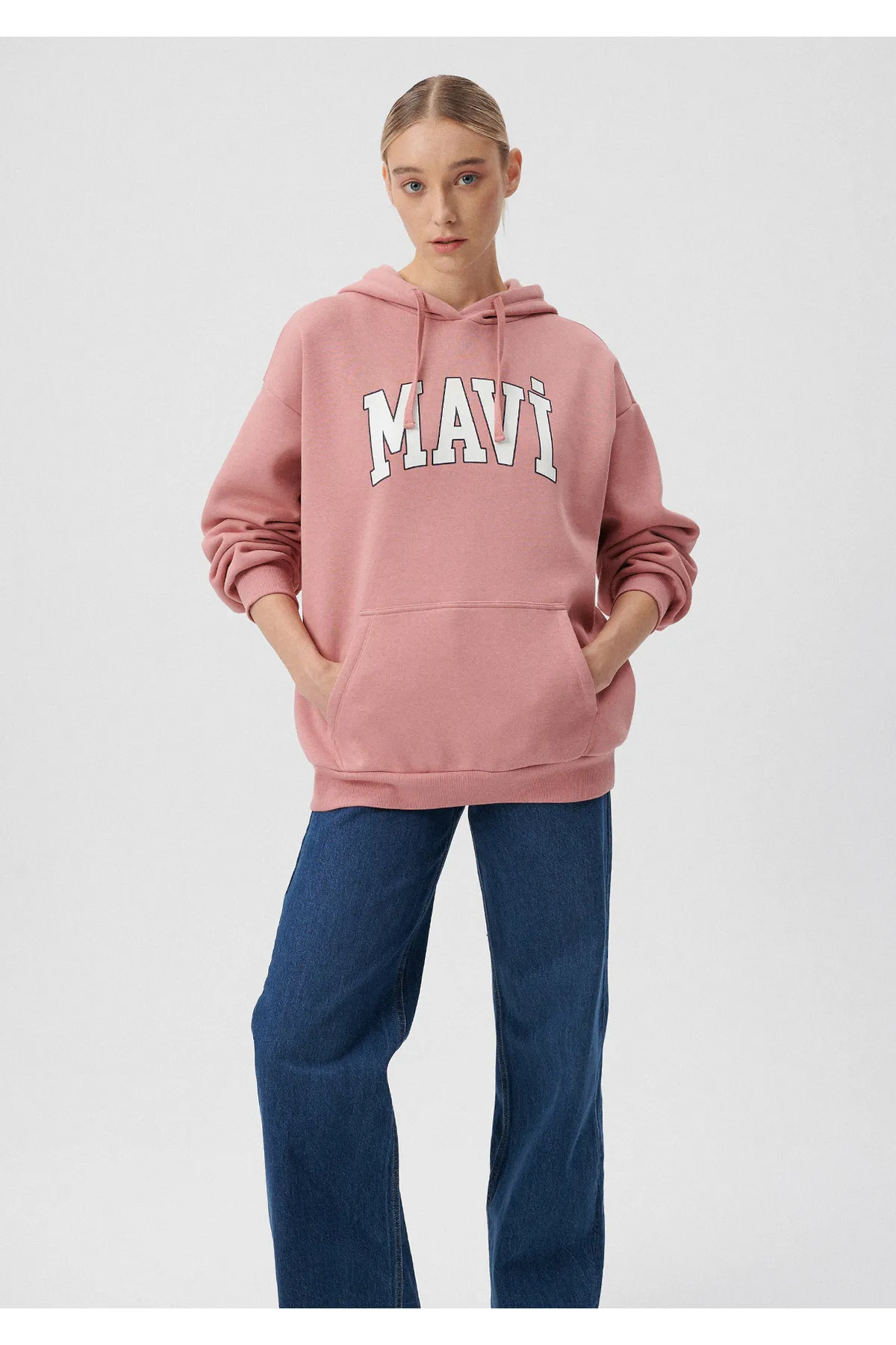 Mavi  Rosa Sweatshirt mit Kapuze und Logo-Print 1600361-70957
