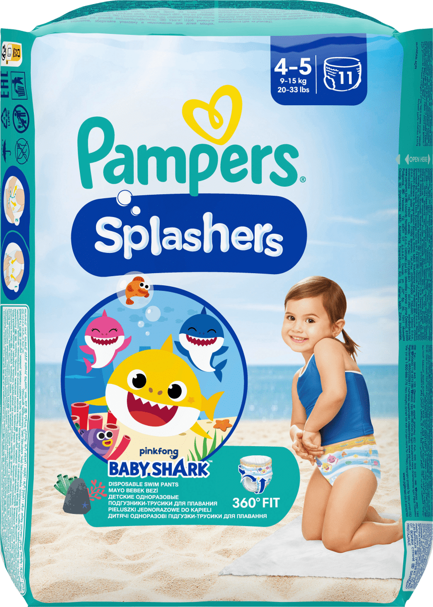 Schwimmwindeln Splashers Gr.4-5 (9-15 kg), 11 St