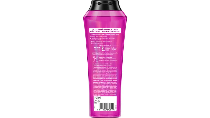 GLISS Shampoo Verführerisch Lang 250 ml 250 ml