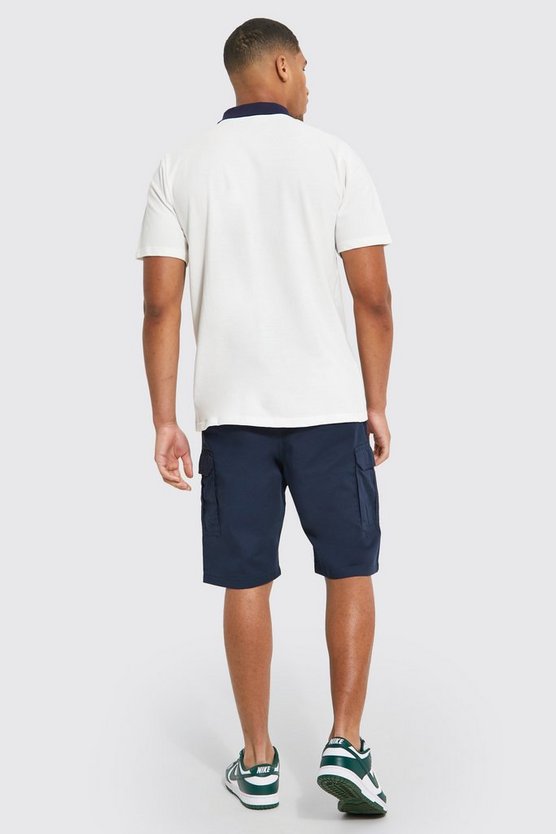 Tall Cargo-Shorts mit elastischem Bund