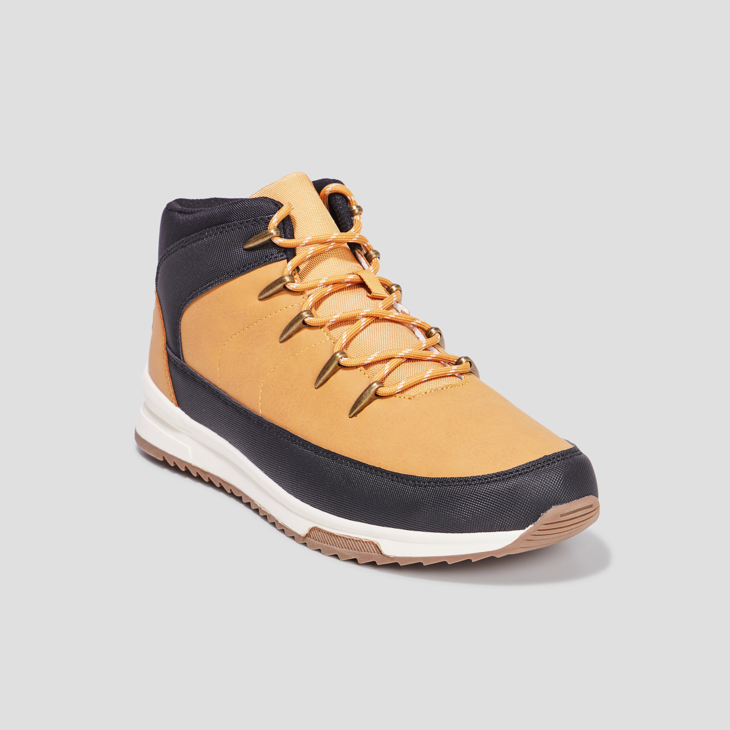 Bottines à lacets Trappeur Boki jaune homme | La Halle