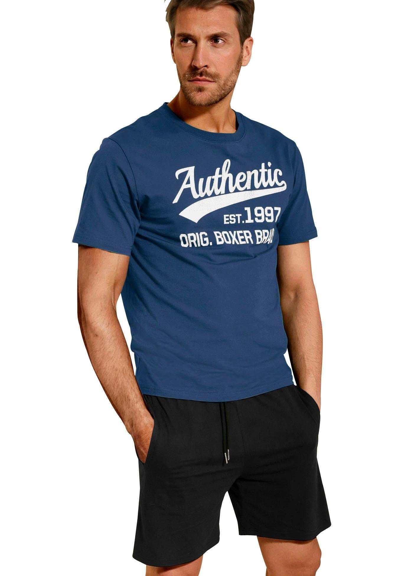 AUTHENTIC UNDERWEAR Schlafshorts aus weicher Single Jersey Ware