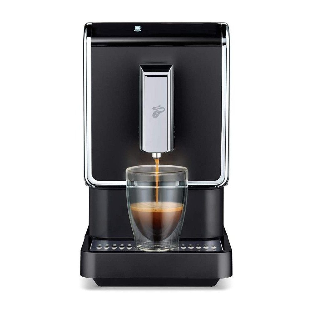Tchibo Kaffeevollautomat Esperto Caffè für Caffè Crema und Espresso, Anthrazit, Herausnehmbare Brüheinheit