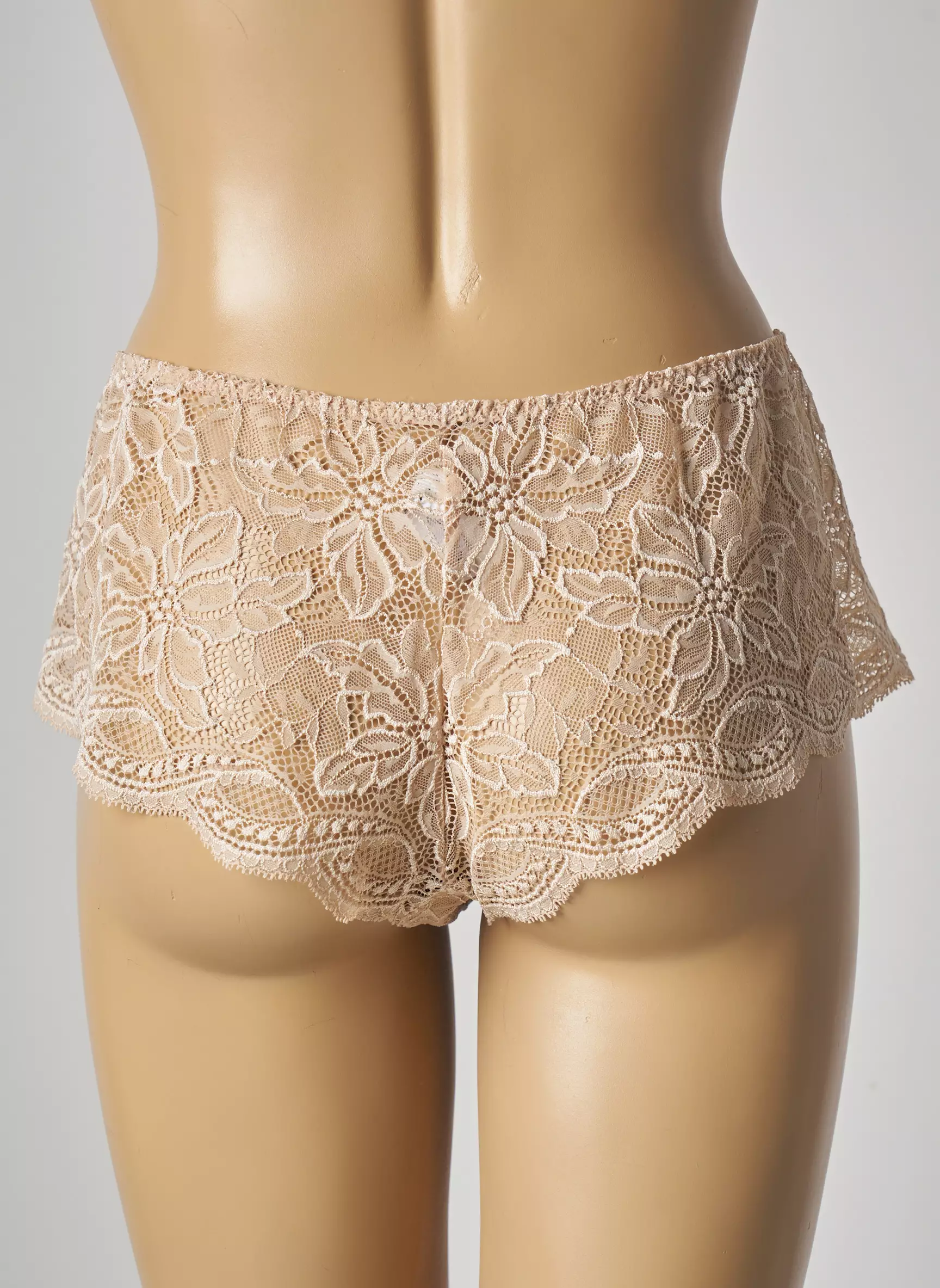 Simone Perele Shorties Femme couleur beige