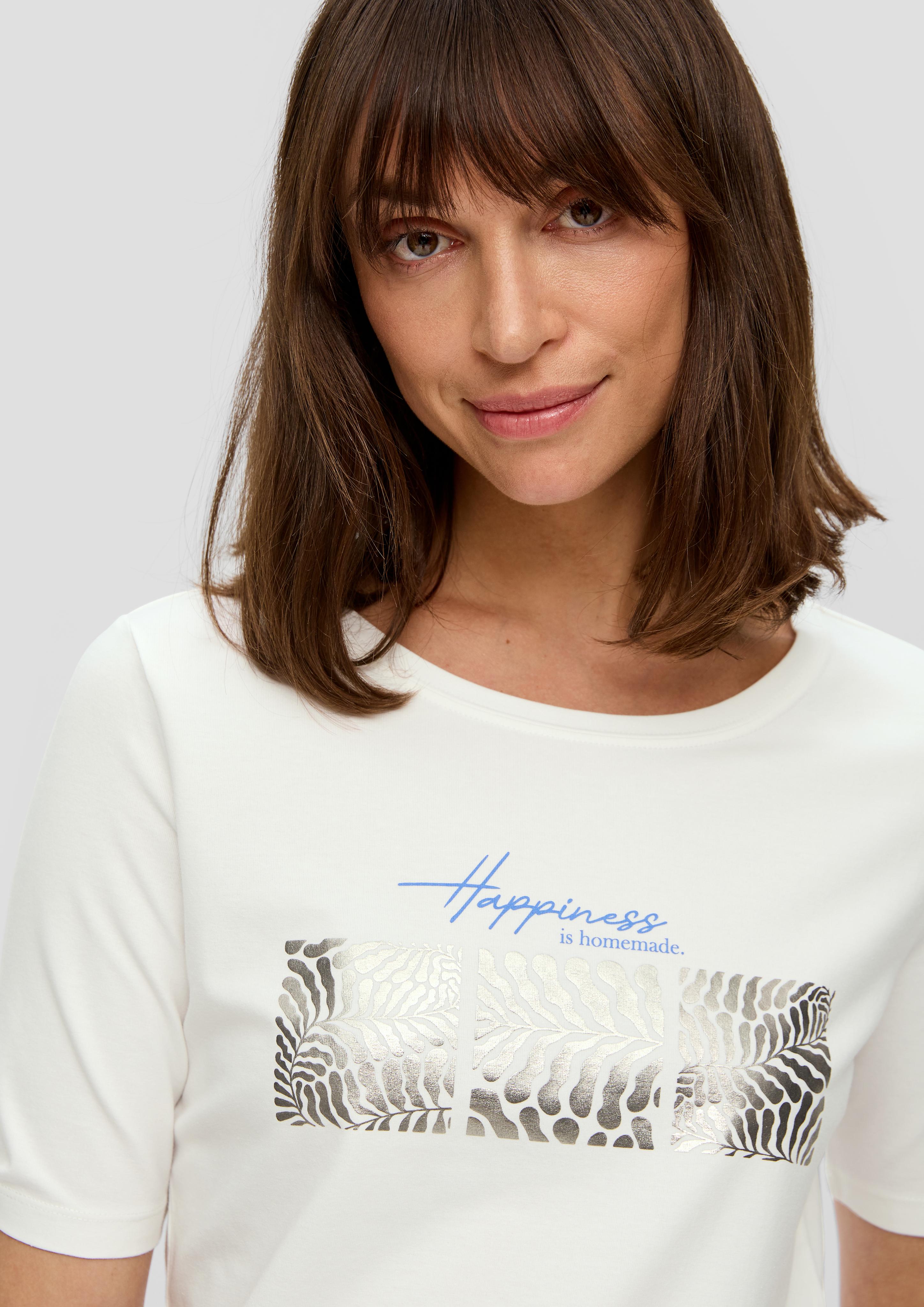 T-Shirt mit Frontprint  2144441-02D3