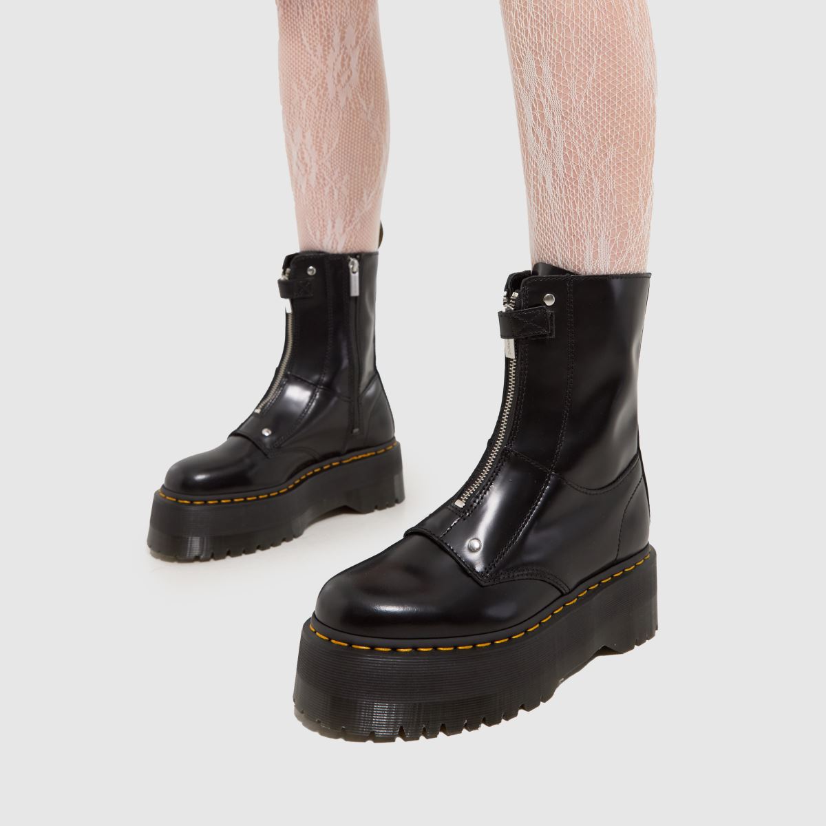 Dr Martens – Jetta Hi Max – Svarta stövlar