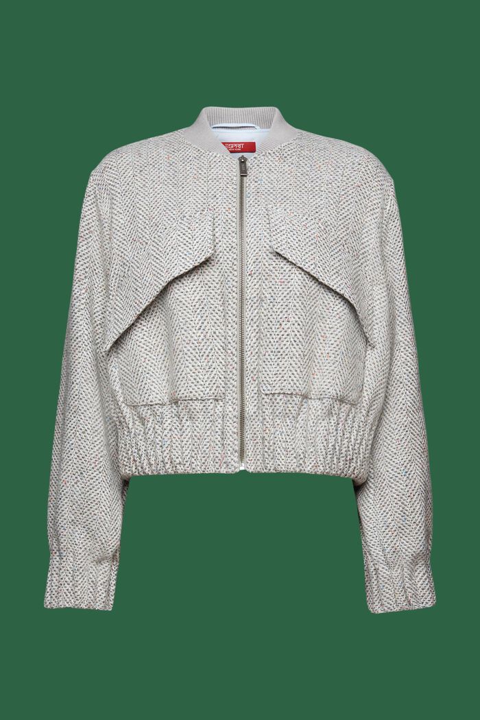 Strukturierte Bomberjacke