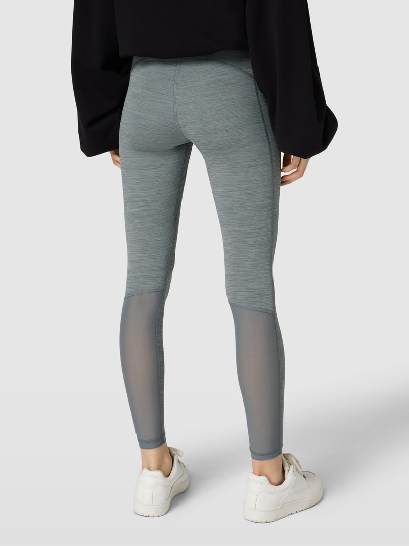 Leggings mit elastischem Bund Modell 'Pro 365' in dunkelgrau meliert