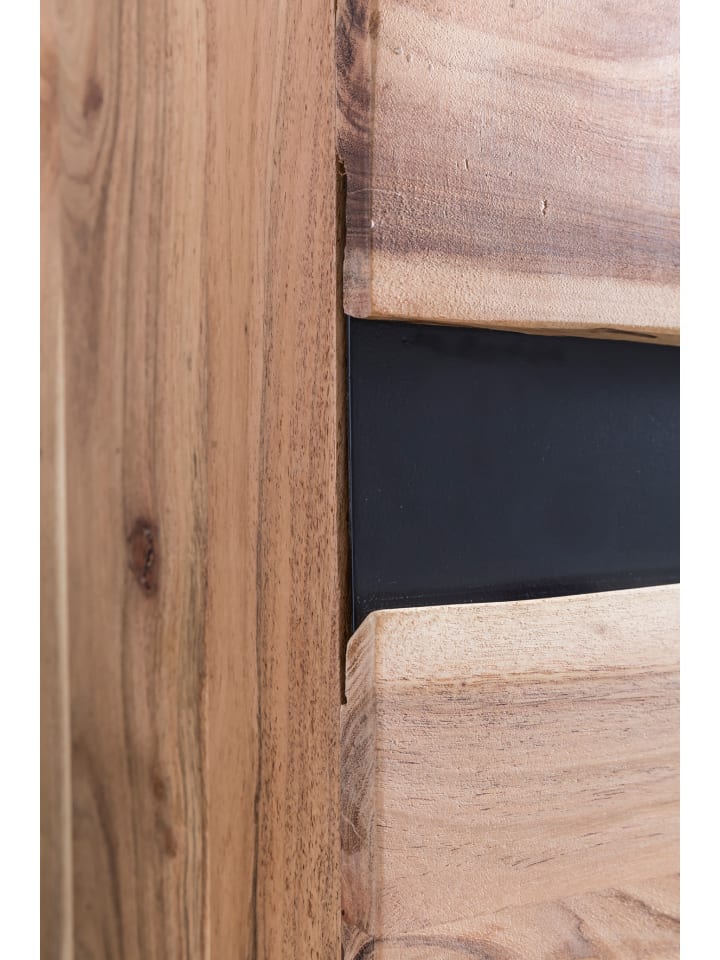 KADIMA DESIGN Sideboard 148 x 85 x 43 cm Massiv-Holz Natur Baumkante Anrichte günstig kaufen onesize