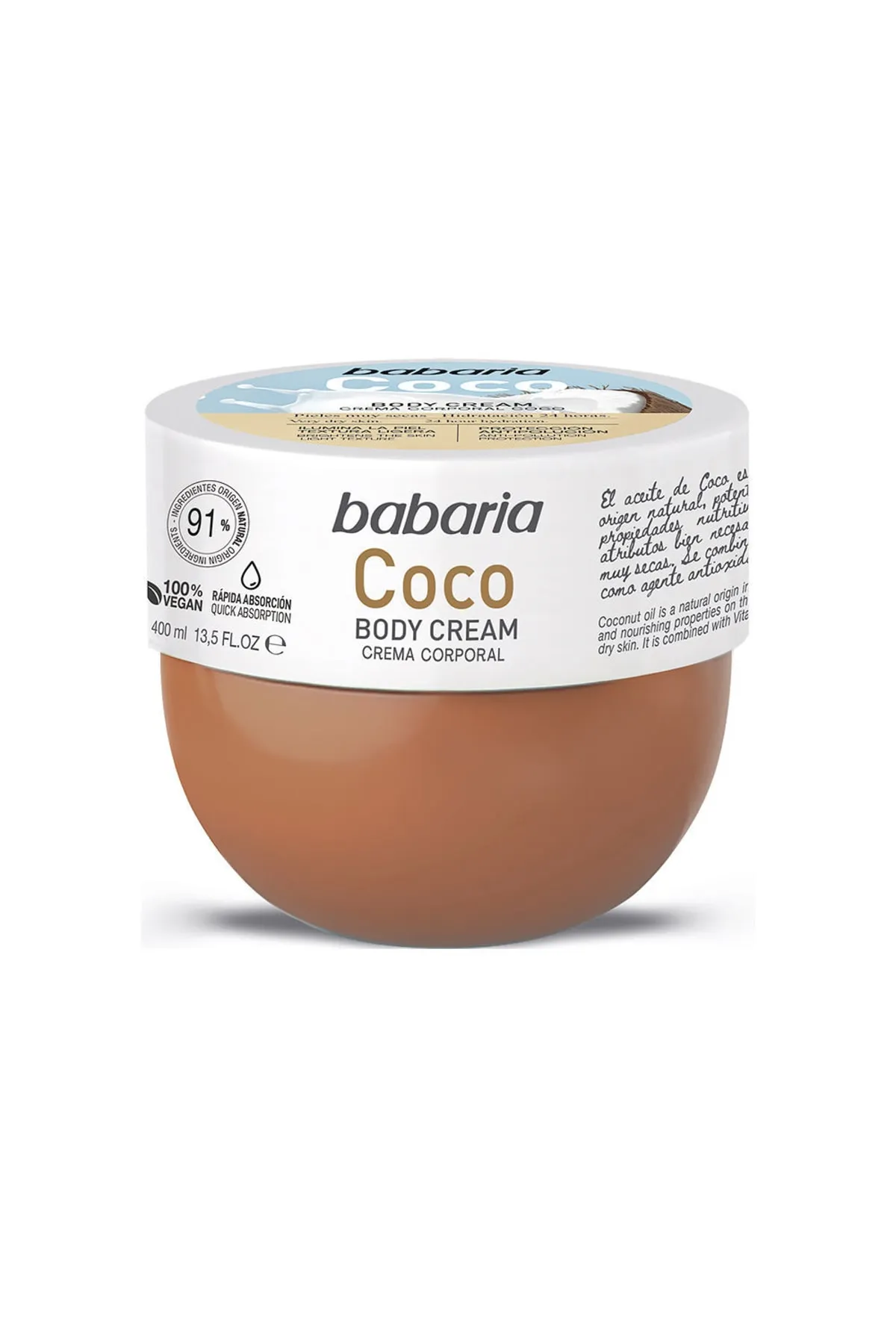 Babaria  Coco Crema Korporal Babaria 400 ml