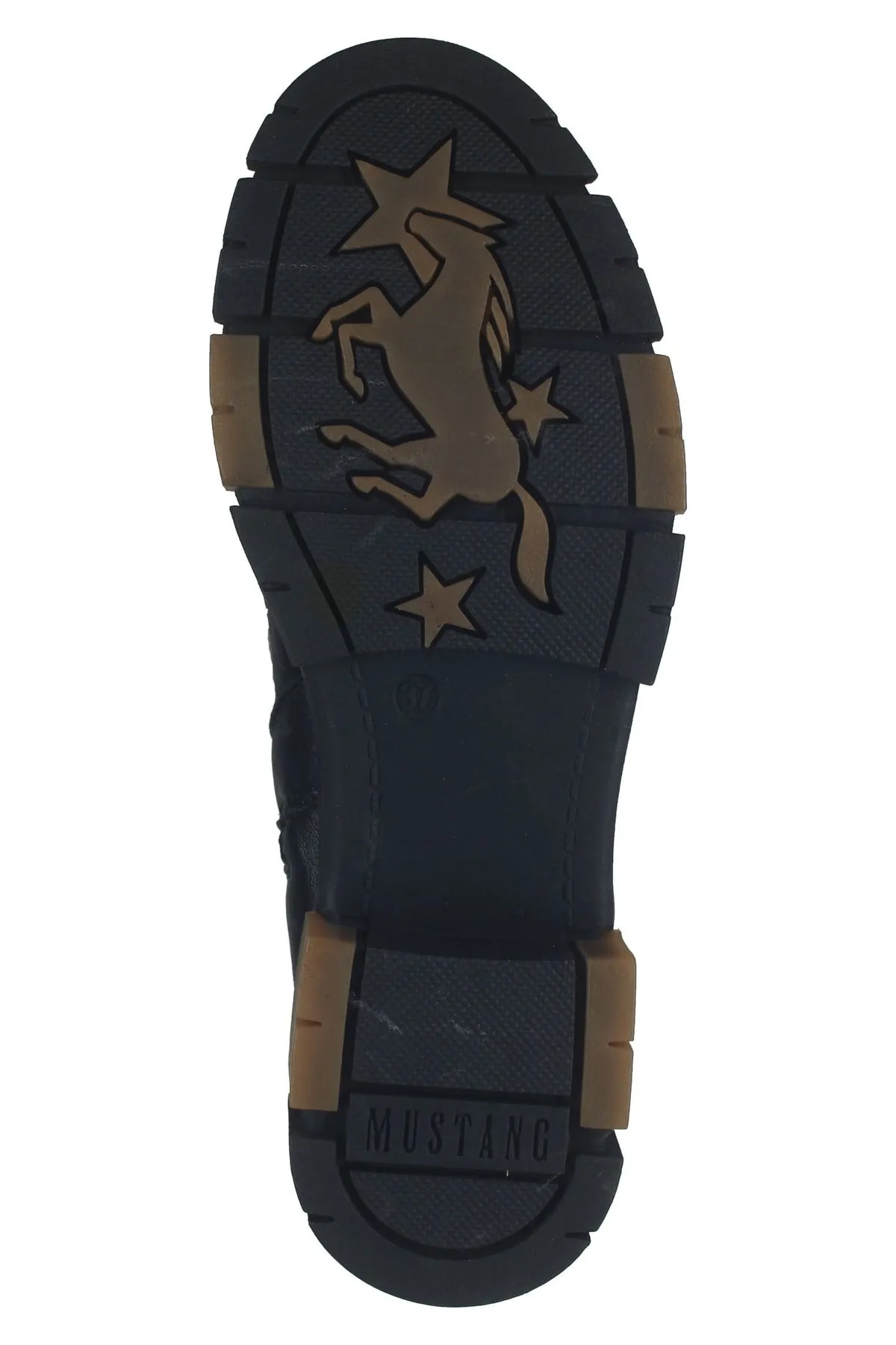 Mustang  Stiefelette - Schwarz - Blockabsatz