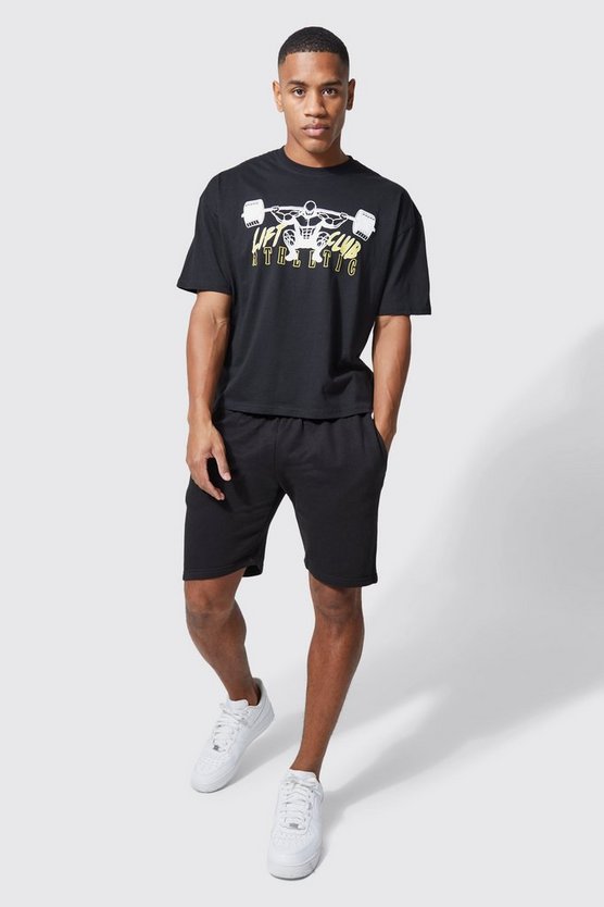 Kastiges Man Active Lifting Club Shorts-Set