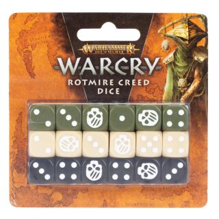 Warcry Dice Set: Rotmire Creed (111-90)
