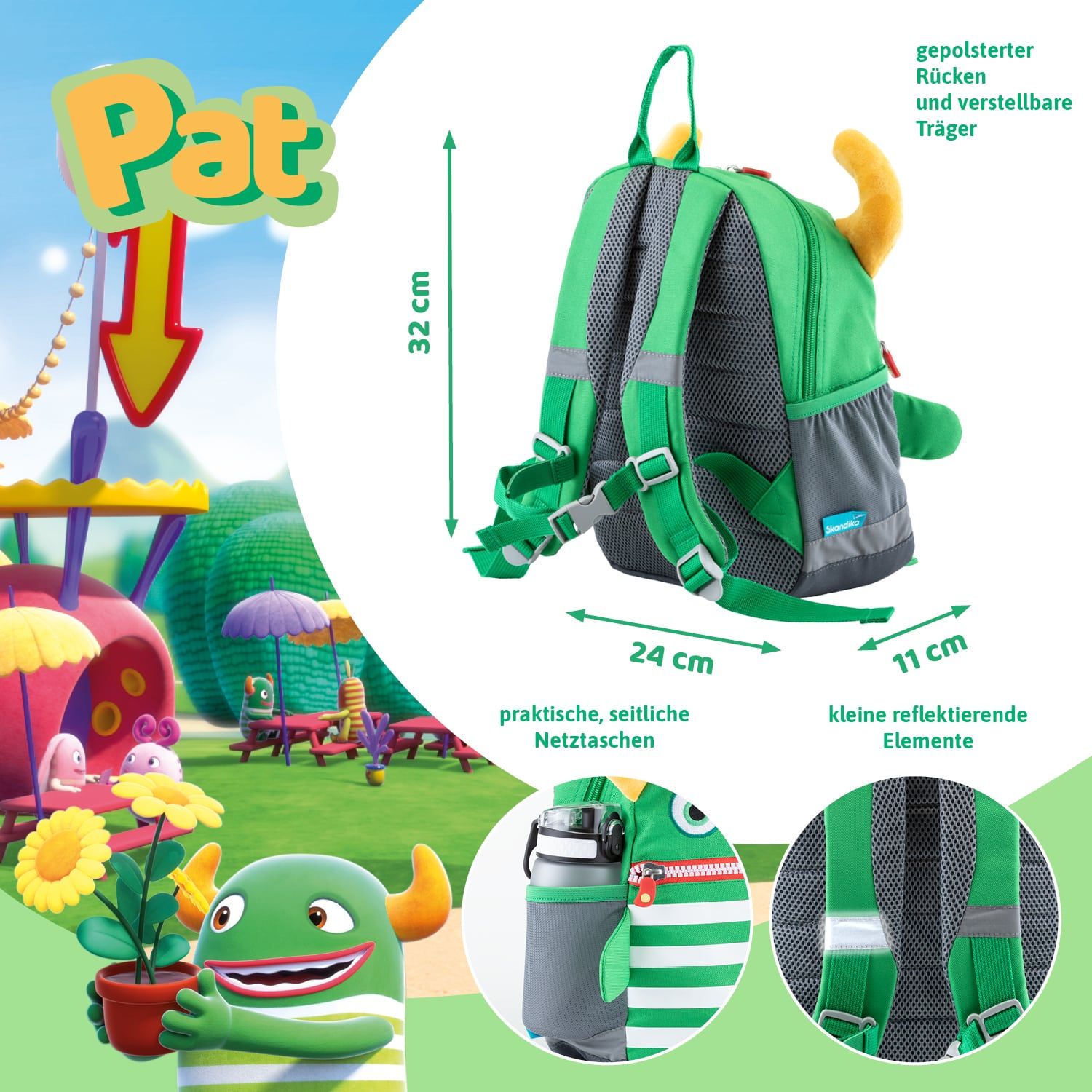 Skandika Sorgenfresser Pat Kinderrucksack