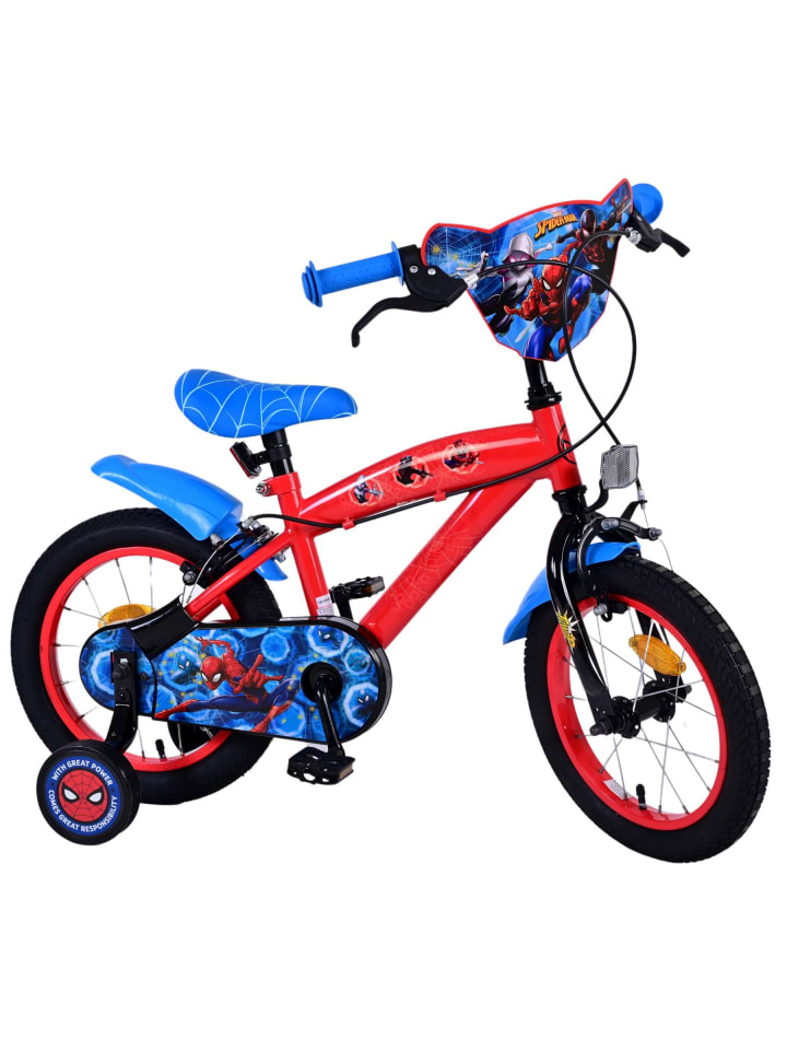 Volare Kinderfahrrad Ultimate Spider-Man Blau/Rot Jungen 14 Zoll Kinderrad 4 Jahre günstig kaufen onesize