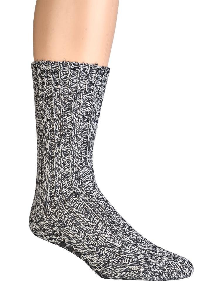 Wowerat ABS-Socken Antirutsch Norwegersocken ABS Gr. 35 - 50 4 Farben 49% Wolle (2 Paar) ABS Druck