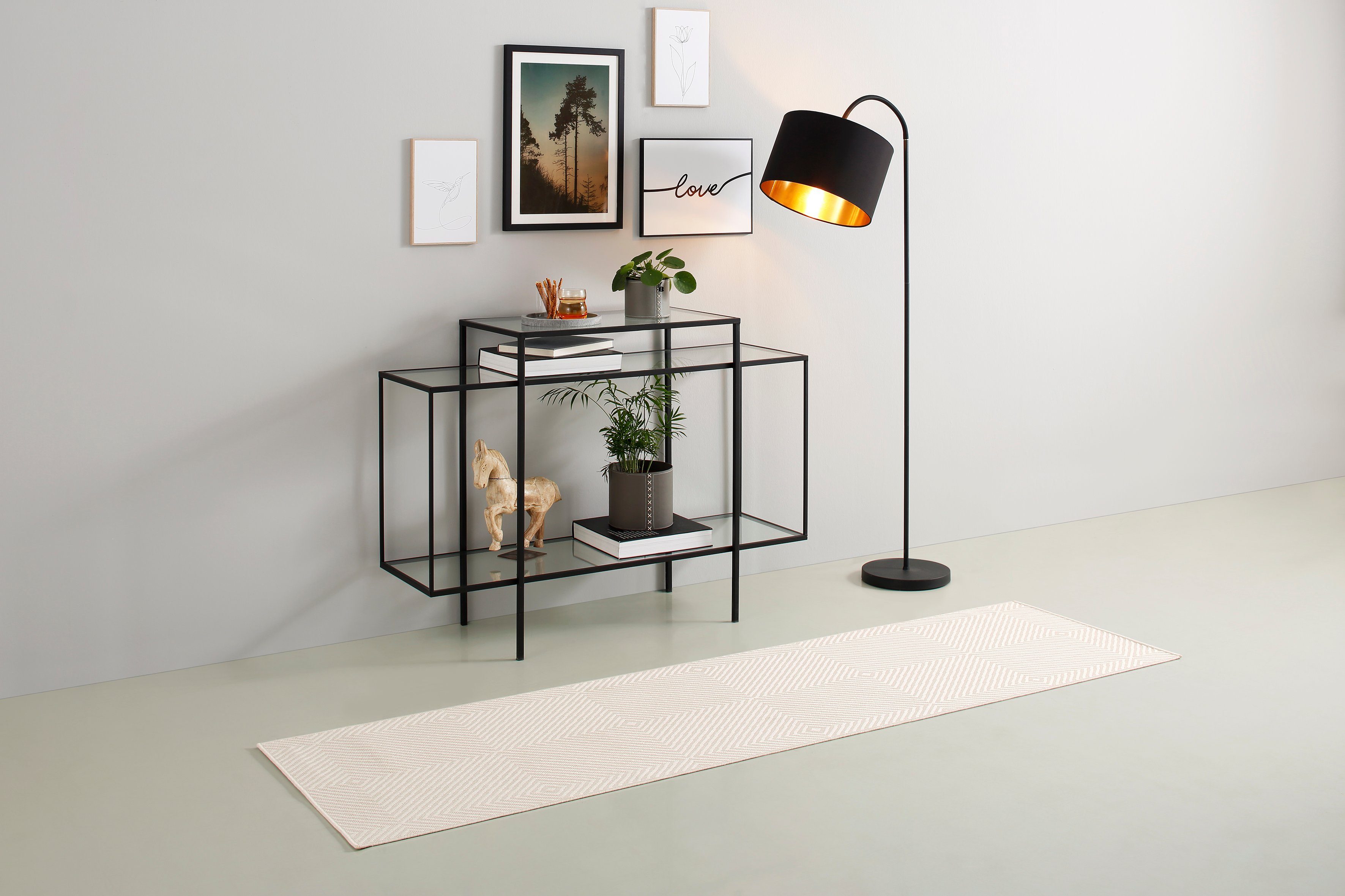 Läufer Elsa, my home, rechteckig, Höhe: 8 mm, In- und Outdoor geeignet, Sisal-Optik, Wetterfest & UV-beständig, Boho