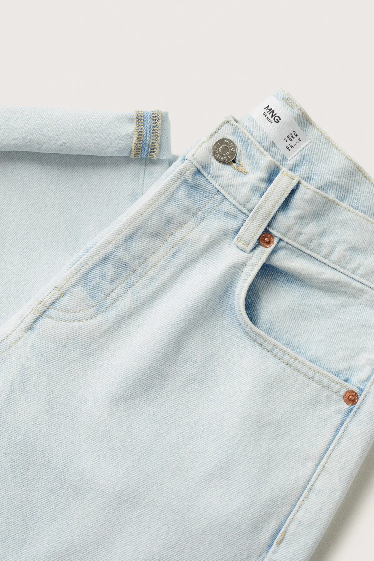 MANGO  Blaue Damenjeans 27014764