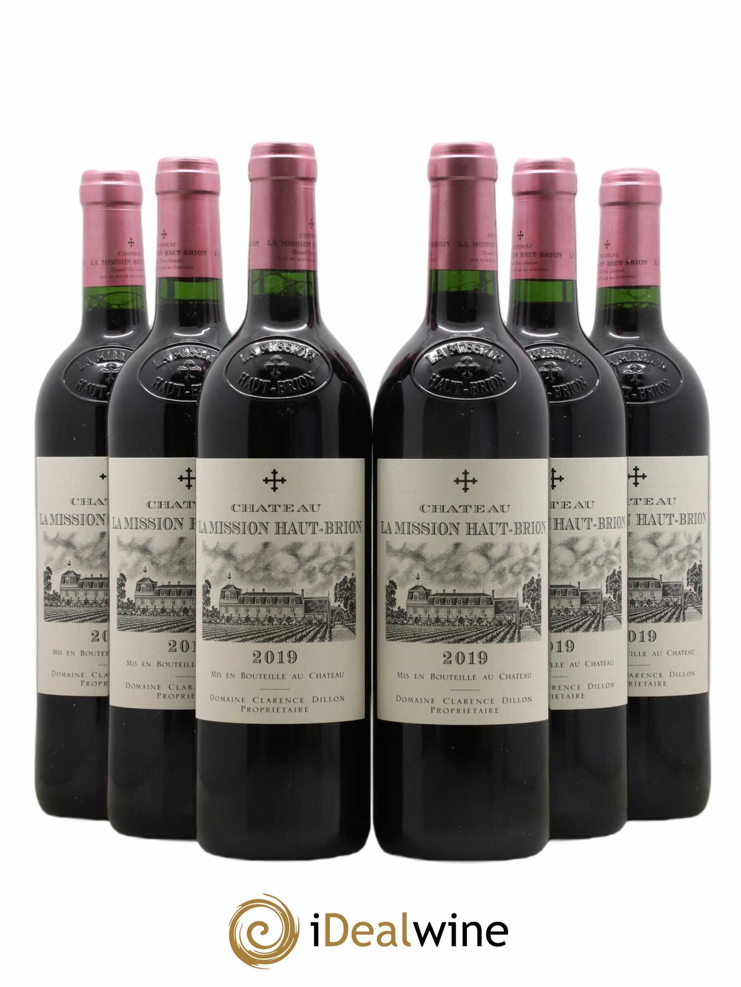 Château La Mission Haut-Brion Cru Classé de Graves  2019 - Lot de 6 Bouteilles