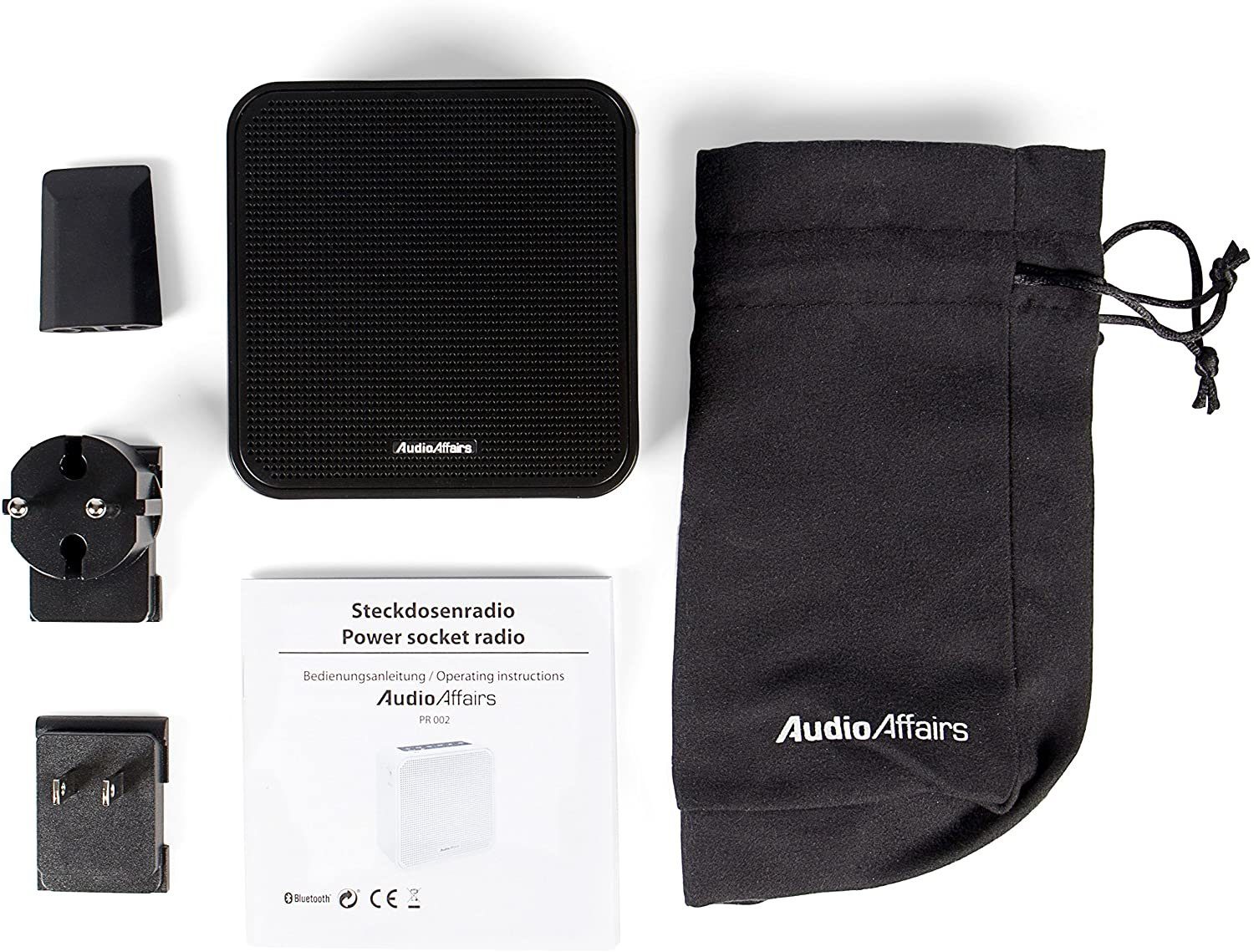 AudioAffairs PR 002 Steckdosen-Radio (UKW, FM, 2,00 W)